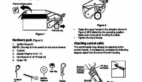 MTD White Outdoor SB45 SB55 Snow Blower Owners Manual