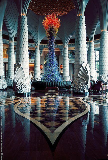 Grand Lobby Of Atlantis The Palm Dubai United Arab Emirates Hotel