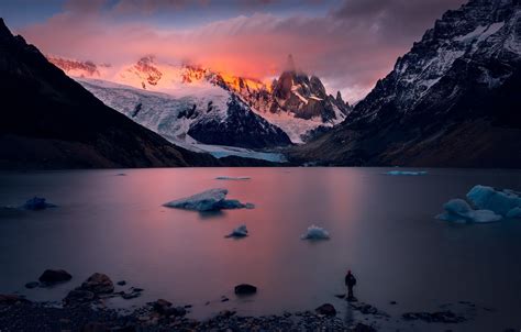 Wallpaper Mountain Patagonia Cerro Torre Before Sunrise Images For