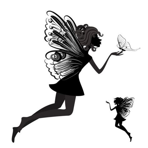 ᐈ Fairy Silhouette Clip Art Stock Pictures Royalty Free Fairy