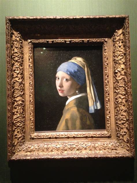 Den Haag Netherlands Girl With A Pearl Earring Johannes Vermeer Mauritshuis Museum Most