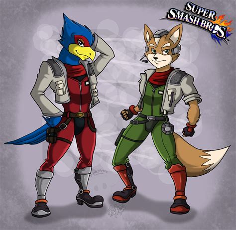 Fox And Falco Super Smash Bros By Ratchetjak On Deviantart