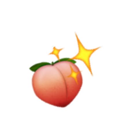 Peach Sparkling Emoji Emojis Sticker By Xngerouswoman
