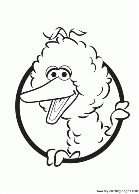 Big Bird Coloring Pages Sesame Street Coloring Pages Bird Coloring