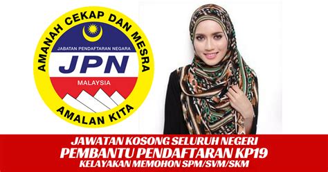 We did not find results for: Jawatan Kosong Jabatan Pendaftaran Negara JPN • Jawatan ...