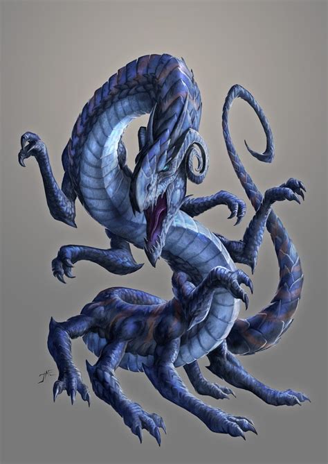 Behir By Jasonengle On Deviantart Monster Art Monster Concept Art