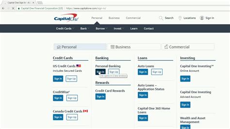 Applying for a credit card from capital one is relatively easy and can be done online in just a few minutes. How to login into Capital One Financial banking online account USA - YouTube