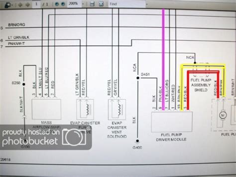 2000 Ford Mustang Fuel Pump Wiring Diagram