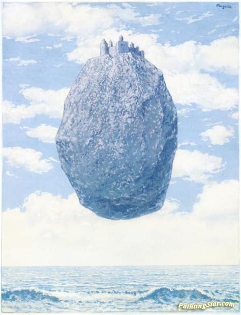 Le Château Des Pyrénées Artwork By Rene Magritte Oil Painting And Art