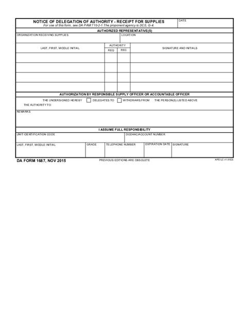 Da Form 1687 Complete With Ease Airslate Signnow