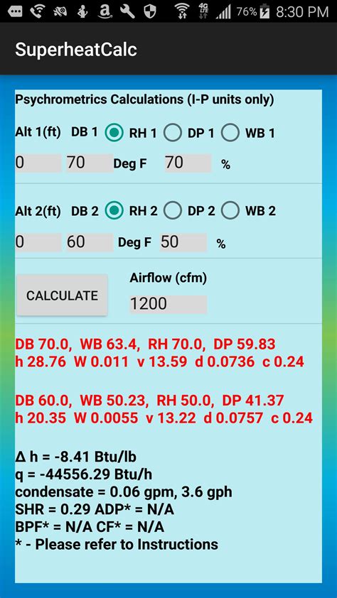 Boiling is when a liquid gains heat and transforms into a vapor. HVAC Superheat Calculator for Android - APK Download