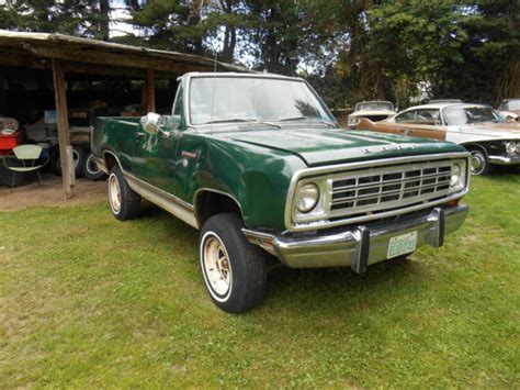 Mopar 1974 Dodge Ramcharger 4x4 318 At Full Convertible One Owner For