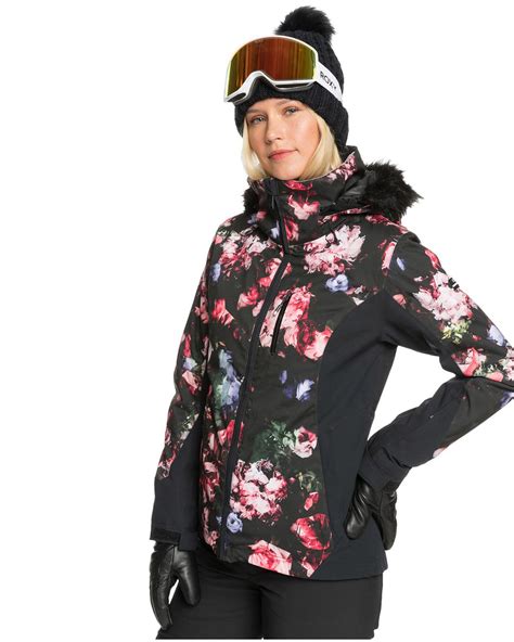 Roxy Womens Jet Ski Premium Snow Jacket True Black Surfstitch