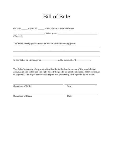 Firearm Bill Of Sale Form Download Free Documents For Pdf Word And Excel