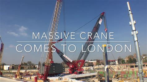 Massive Crane Comes To London Youtube