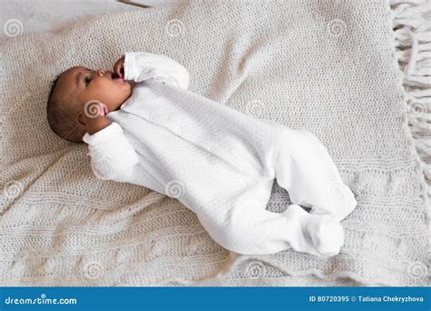 3 Month Old African American Baby Boy Stock Image Image Of Smile