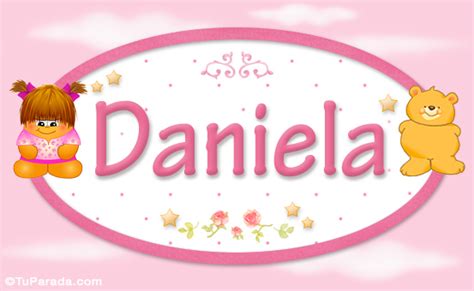 Daniela Nombre para bebé tarjetas de Nombres para niñas bebés