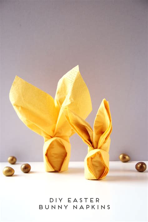 Origami Easter Bunny Napkins — Gathering Beauty