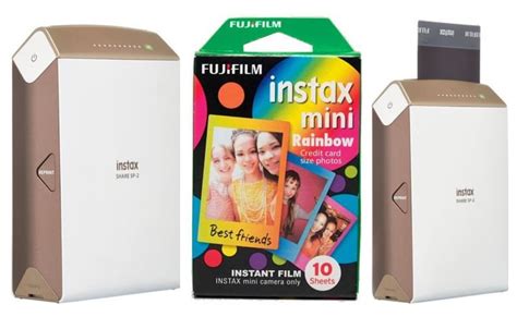 Fujifilm Instax Share Sp 2 Smartphone Printer Gold W2x