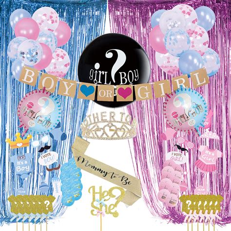 Buy Gender Reveal Party Supplies Baby Gender Reveal Decorations