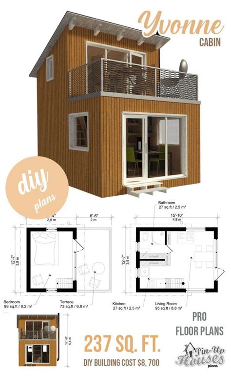 Contemporary Cabin Plans Wooden House Plans Small House Design Plans