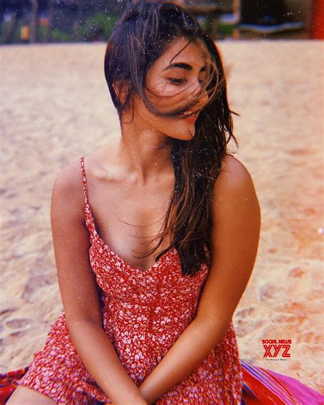 Actress Pooja Hegde Hot Beach Stills Social News Xyz
