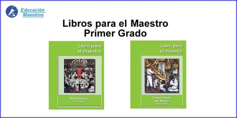Libros Para El Maestro【primer Grado】1er Sep 2022 2023