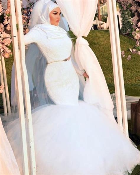 pin by luxyhijab on bridal hijab حجاب الزفاف bridal hijab white formal dress formal dresses