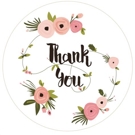 The Country Canner — Thank You Floral Lid Sticker 7
