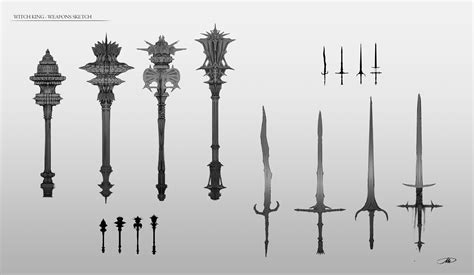 Marco Dotti Witch King Of Angmar Weapons Design