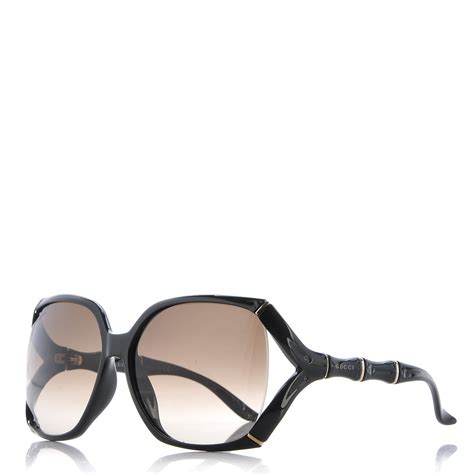 Gucci Bamboo Effect Sunglasses 3508s Black 289554