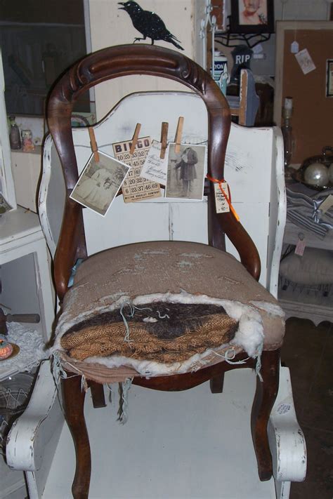 Creepy Chair A Wonderful Prop For Halloween Then Redone Into A
