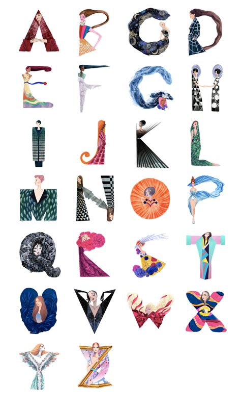 2015 Fashion Alphabet On Behance