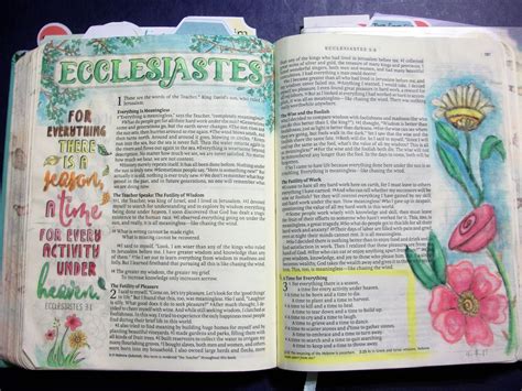 David guzik commentary on ecclesiastes 3, which states there is a time for every purpose and gives a glimmer of hope in seeing god as the master of time. For the Love of Cardmaking: Bible Art journaling Page- Ecclesiastes 3:1-8 - A Time for Everything
