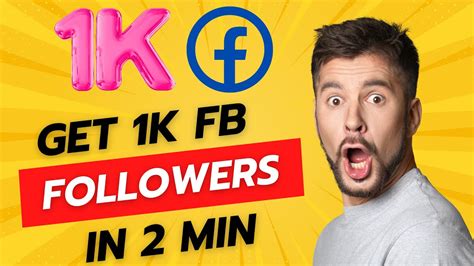 How To Get 1000 Facebook Followers In 2 Minutes Youtube