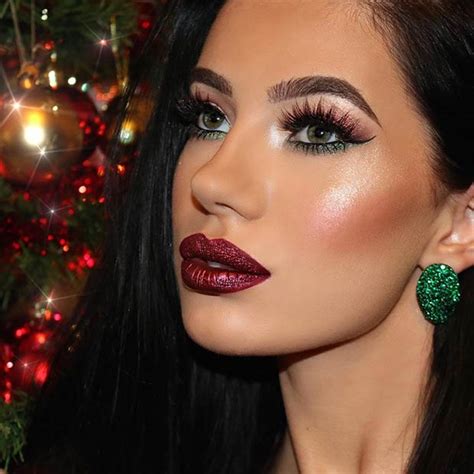 43 Christmas Makeup Ideas To Copy This Season Page 2 Of 4 Stayglam