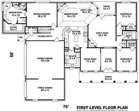 Elegant Floor Plans For 3000 Sq Ft Homes New Home Plans Design