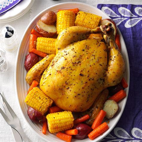 Roast Chicken With Vegetables Recipe Taste Of Home
