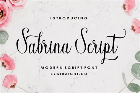 Sabrina Script Font By Straightco · Creative Fabrica Elegant