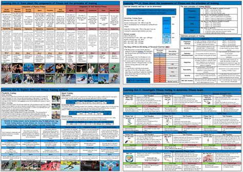Btec Sport Level 2 Complete Unit 1 Knowledge Organisers Teaching