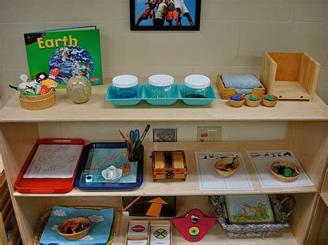 This A Culture Shelf In A Montessori Classroom Montessori