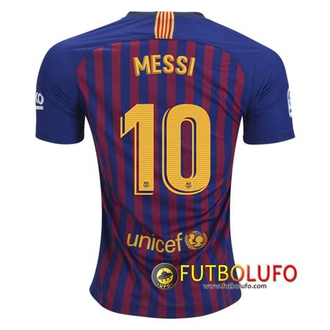 Nueva Camiseta Fc Barcelona 10 Messi 1 Equipacion 2018 2019 Tailandia