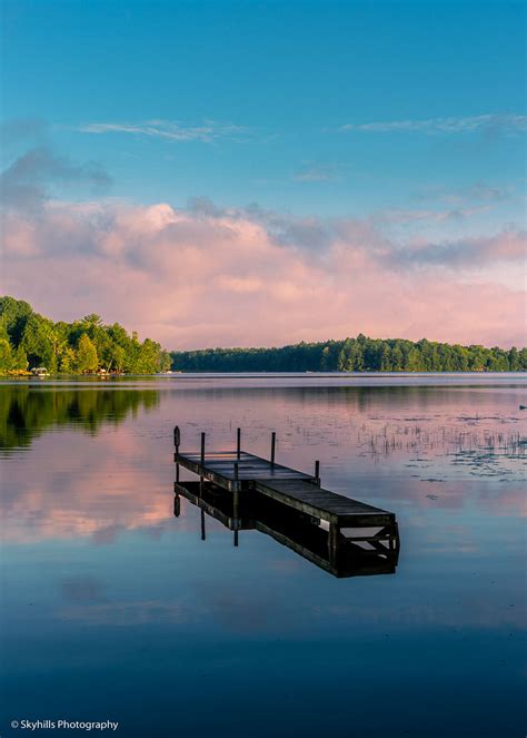 Absolute Peace And Tranquillity At Echo Lake Lake Of Bays Flickr