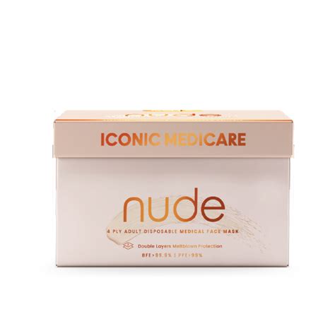 Adult Ply Nude Series Medical Face Mask Pcs Iconic Medicare
