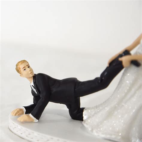 Amscan ウェディングケーキトッパー Leg Puller 披露宴 ケーキバイト Wedding Cake Topper ブライダル