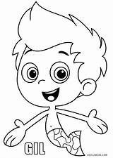 Bubble Guppies Coloring Gil Printable sketch template