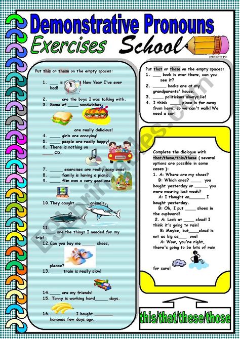 Demonstrative Pronouns This That These Those Esl Worksheet By Dackala Sexiz Pix