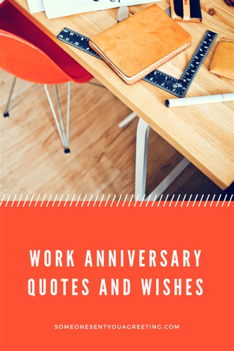 The consistent answer we receive is five years. Work Anniversary Quotes and Wishes - Someone Sent You A ...