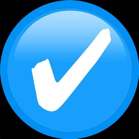 Blue Tick Verification Badge For Facebook Instagram Twitter