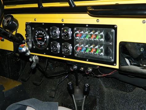 Shop digital & analog automotive guages at newegg. Re-Wire / New Gauges and Dash / switch panel project - Jeep-CJ Forums | Jeep cj, Jeep cj7, Jeep yj